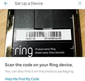 ring camera connect to wifi